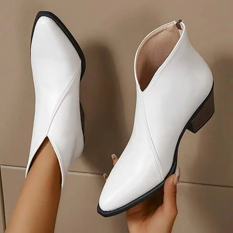 Evelyn Ankle Boots with Platform Heel | Women's Footwear