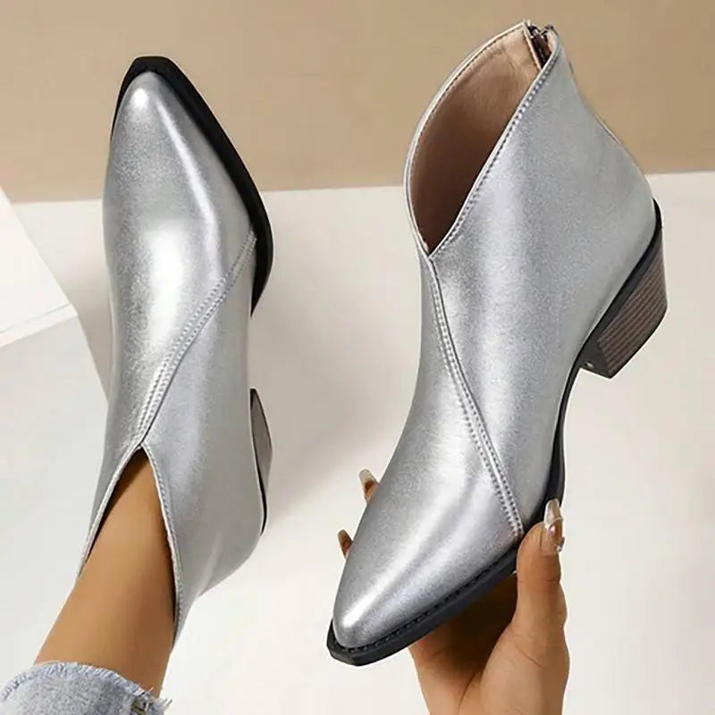 Evelyn Ankle Boots with Platform Heel | Women's Footwear