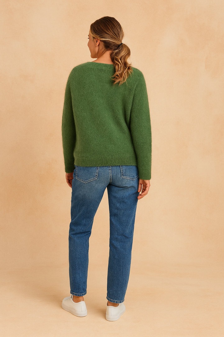 Helena | Sweater with a forest motif