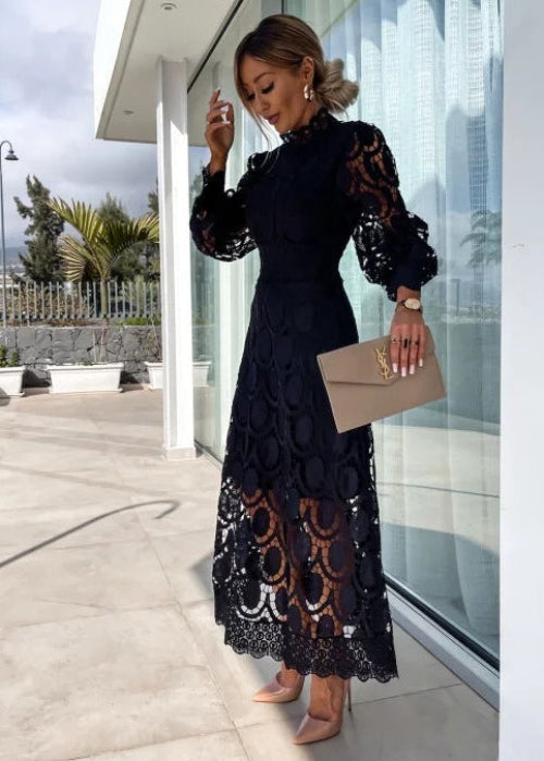 Jasmine Black Lace Dress