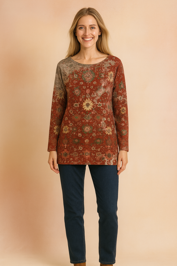 Lena | Deep V-neck sweater