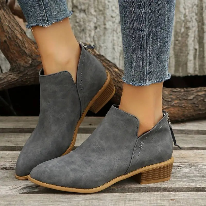 Low Heel Boots