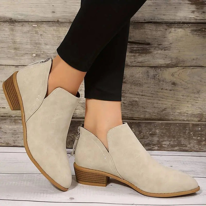 Low Heel Boots