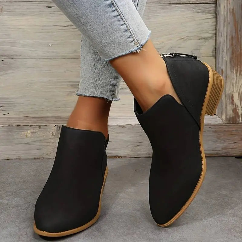 Low Heel Boots