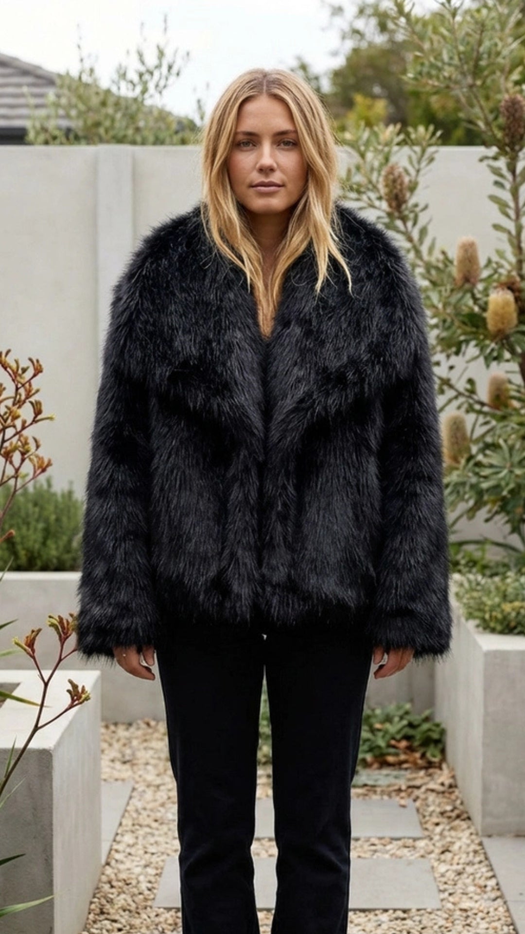 Women's Soft Faux Fur Jacket