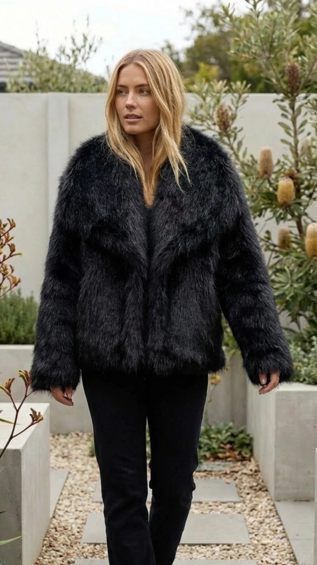 Women's Soft Faux Fur Jacket