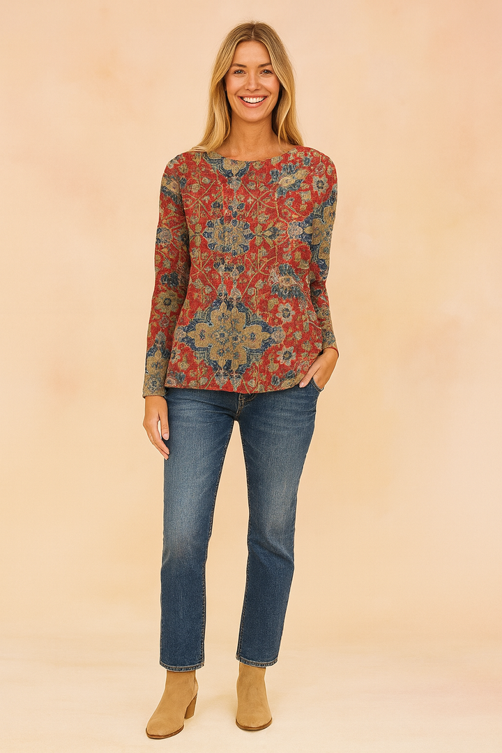 Maja | Vintage floral sweater