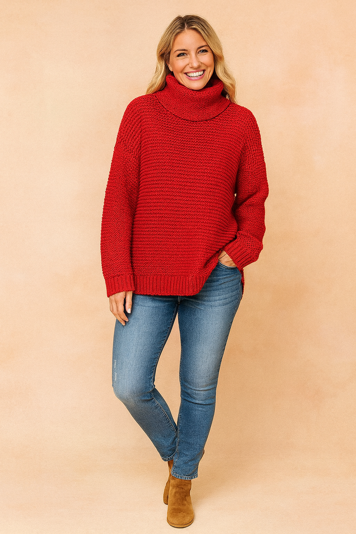 Marlena | Oversized turtleneck sweater
