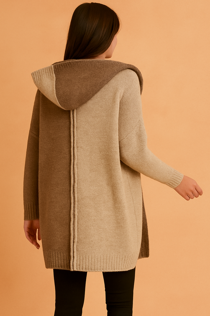 Maureen | Long Hooded Cardigan