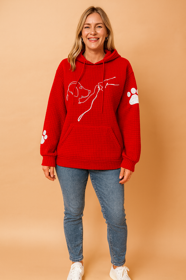 Max | Dog and Paws Sweatshirt for Animal Lovers