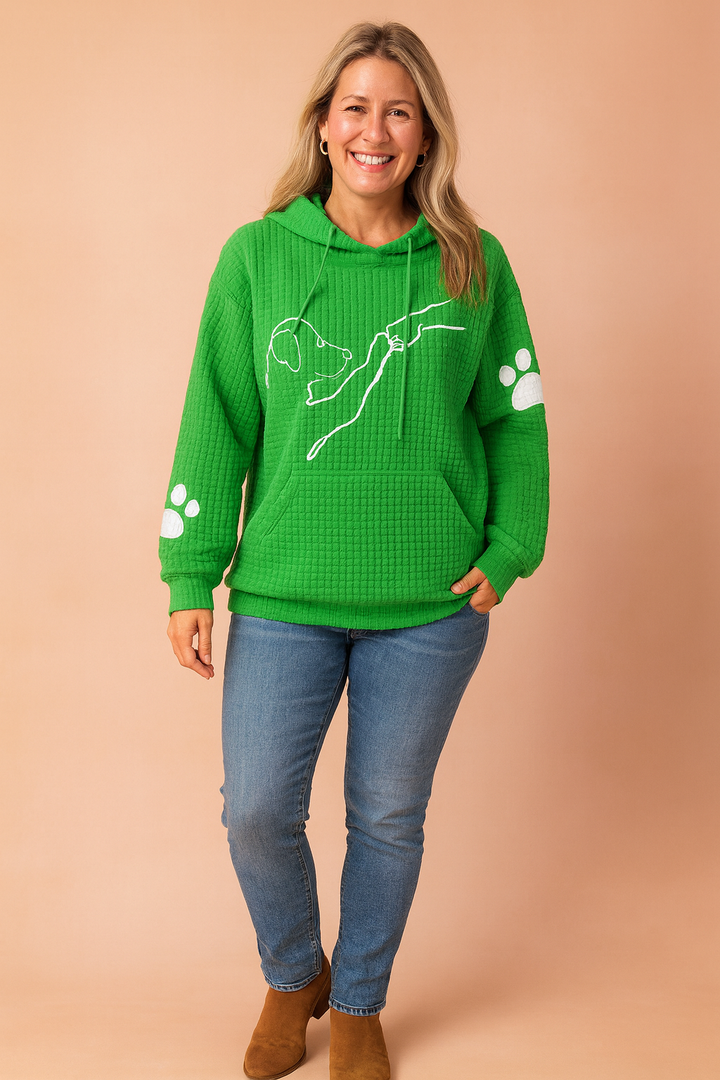 Max | Dog and Paws Sweatshirt for Animal Lovers