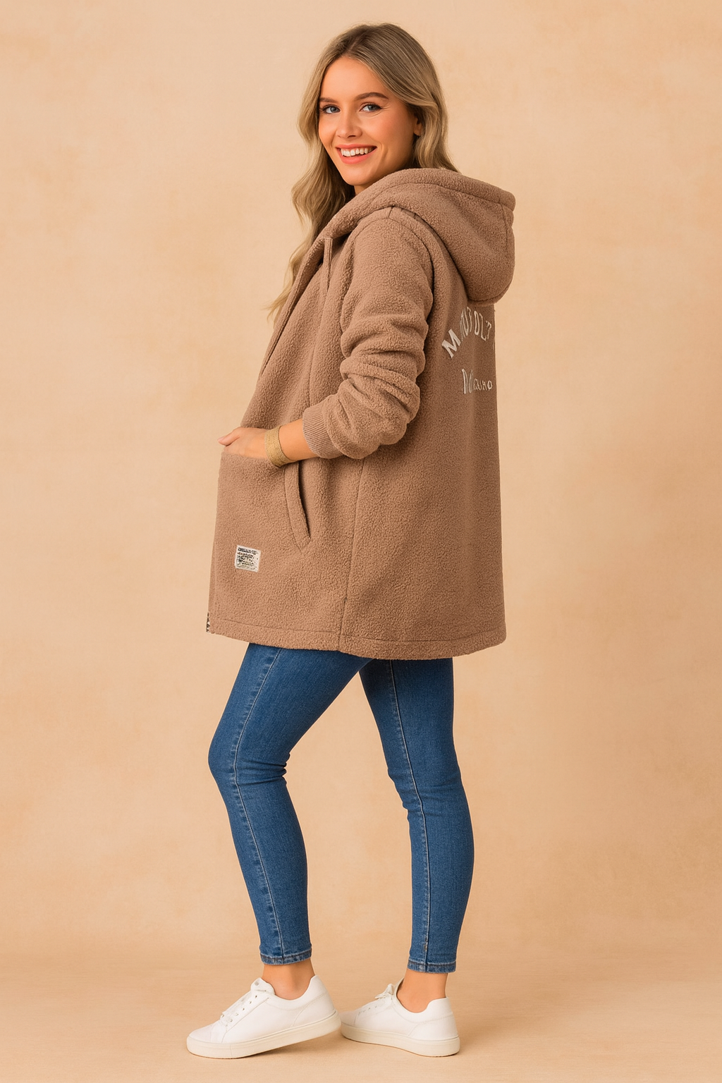 Natalia | Long Women's Winter Jacket with Hood