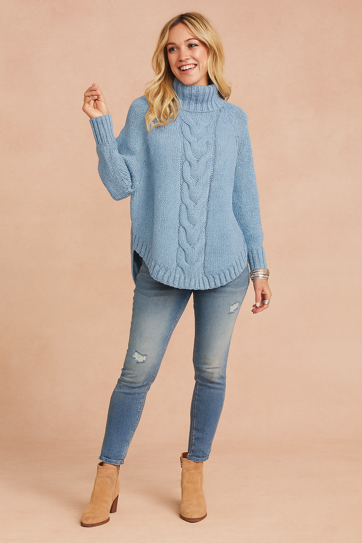 Oliwia | Oversized turtleneck sweater