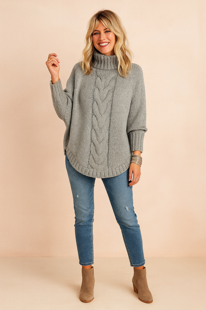 Oliwia | Oversized turtleneck sweater