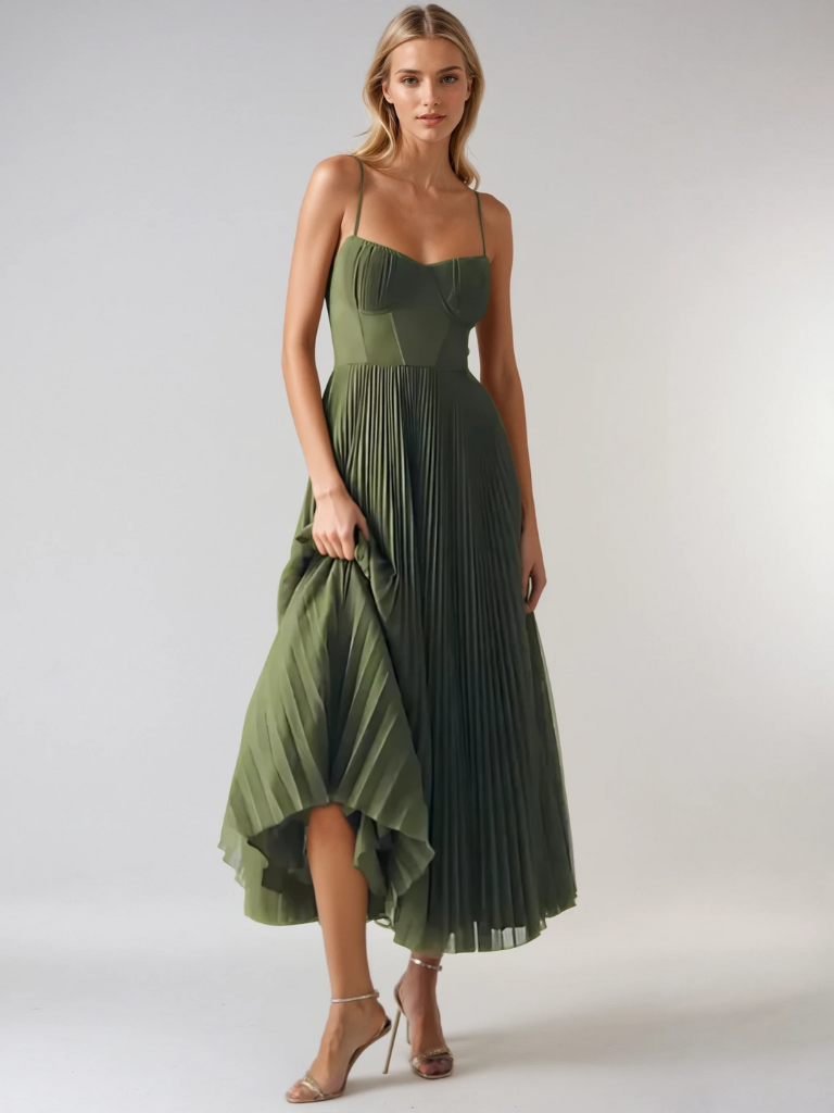 Zoe - Elegant Open-Back Sleeveless Evening Dress