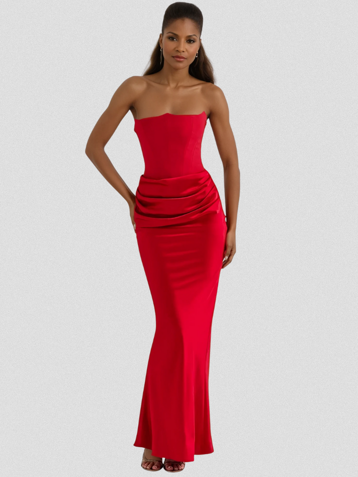 VALENTINA CRIMSON GOWN