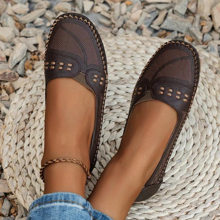 Perforated Slip-On Flats
