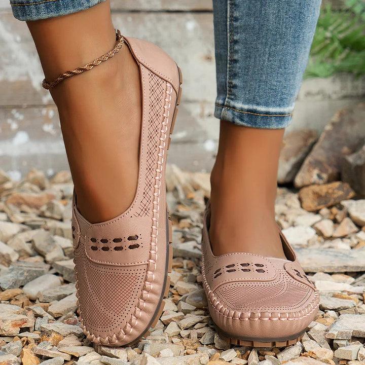 Perforated Slip-On Flats