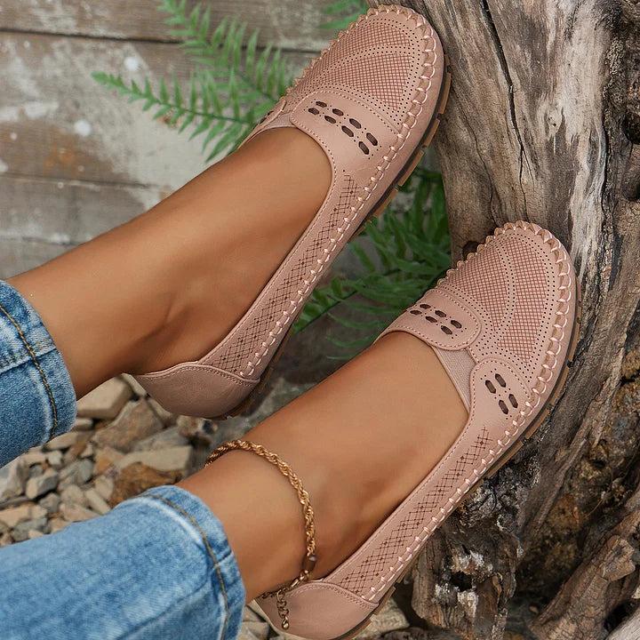 Perforated Slip-On Flats