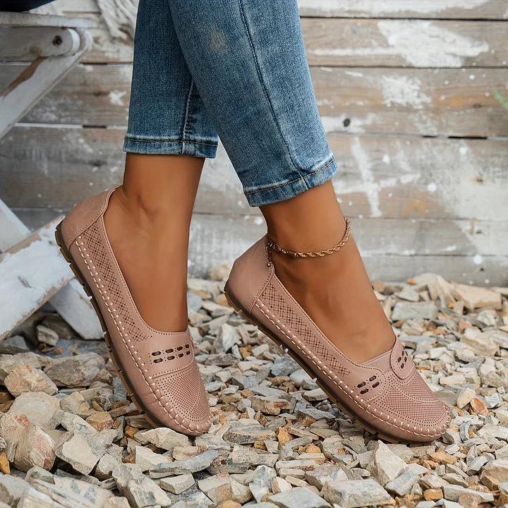 Perforated Slip-On Flats