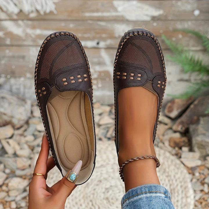 Perforated Slip-On Flats
