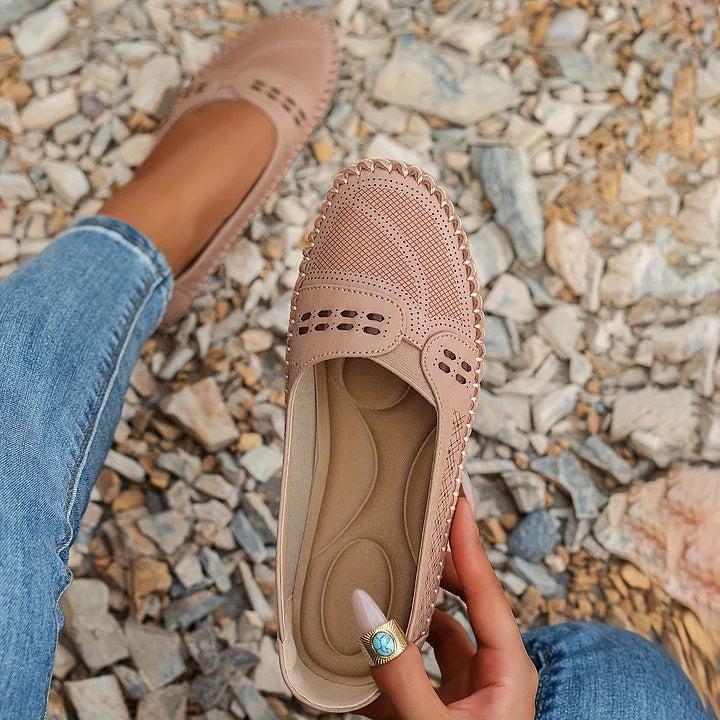 Perforated Slip-On Flats