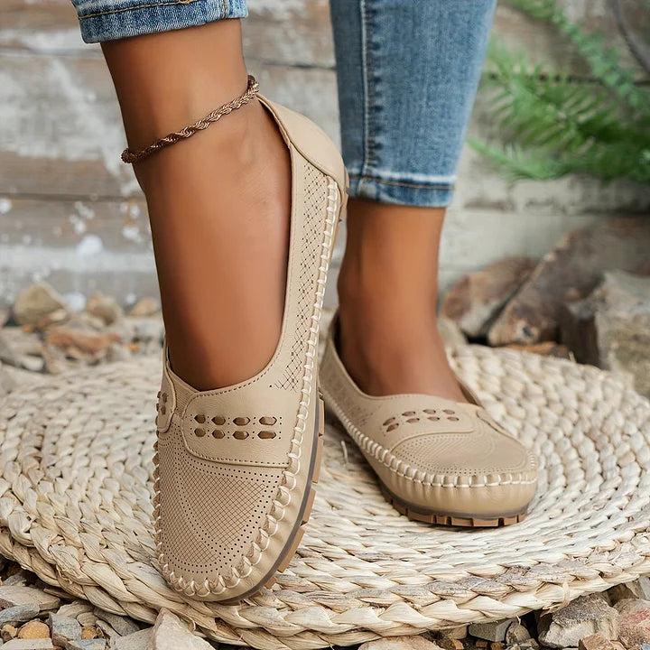 Perforated Slip-On Flats