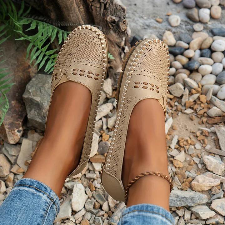 Perforated Slip-On Flats