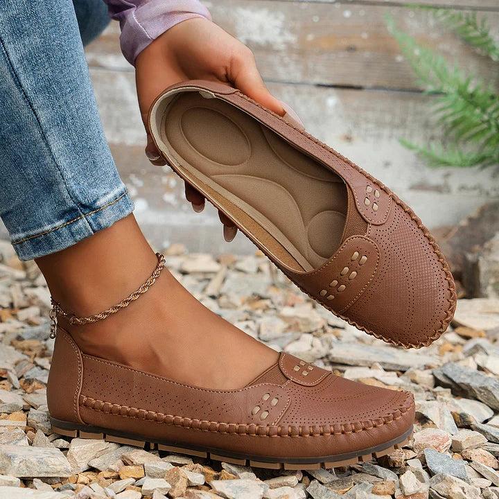 Perforated Slip-On Flats