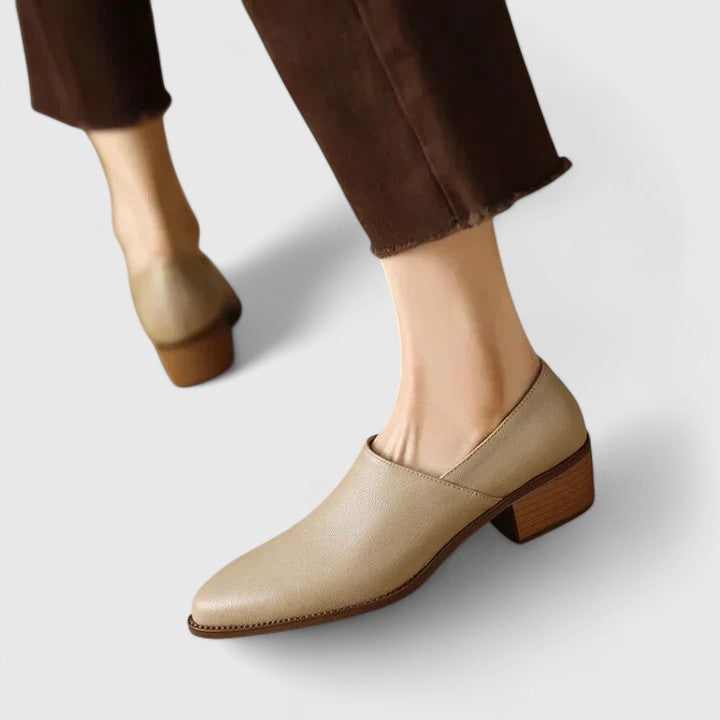 Claire | Women's Chelsea Boots – Low Heel Ankle Boots Classic Leather Style