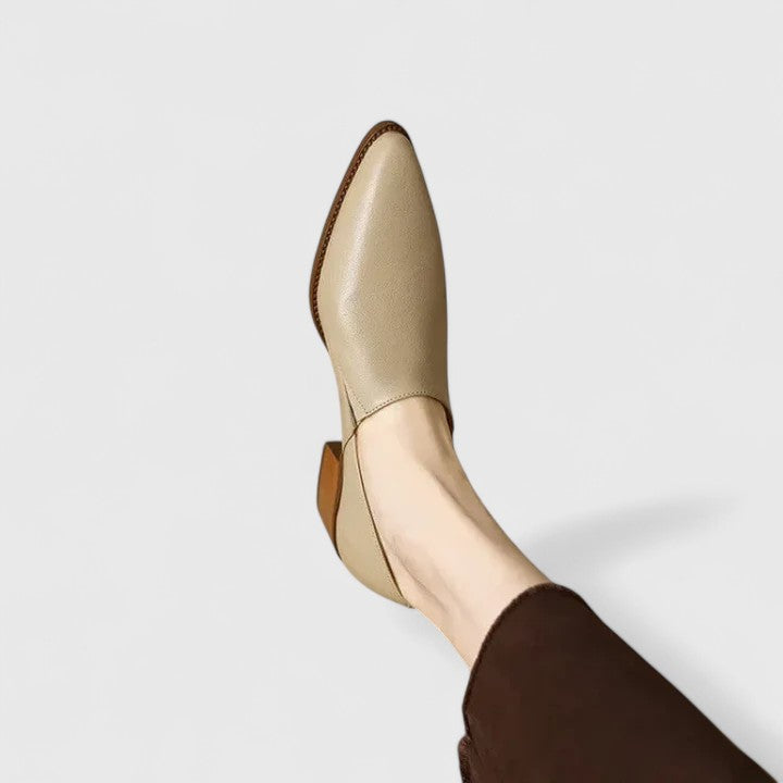 Claire | Women's Chelsea Boots – Low Heel Ankle Boots Classic Leather Style