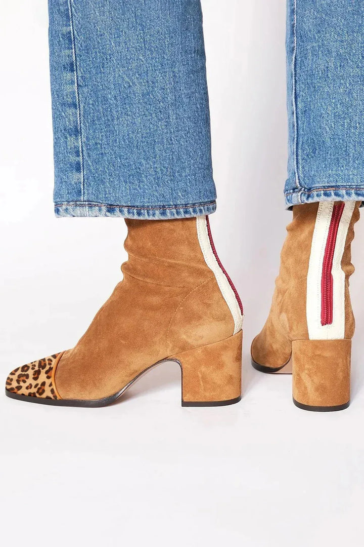 Scarlett™ | Square toe heeled boots