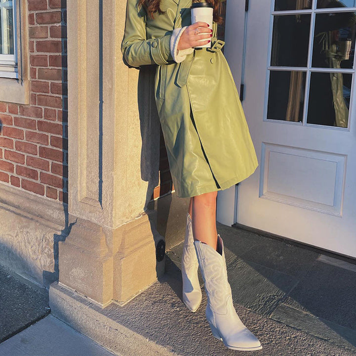 Sage™ Elegant Metallic Cowboy Boots