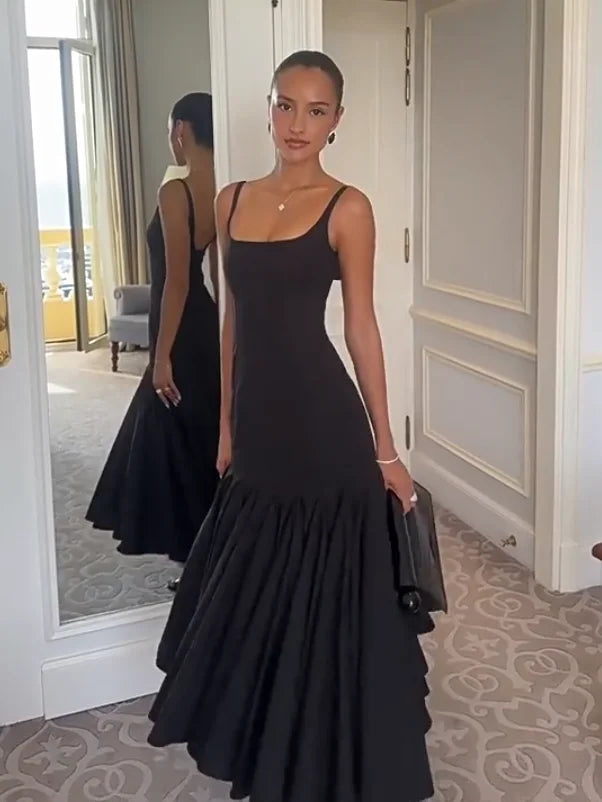 Slim Fit Backless Dress – Chic Summer Style