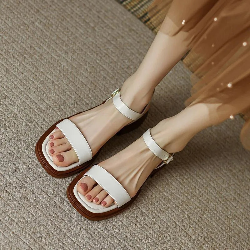 Adelaide | Women's Slip-On Buckle Sandals