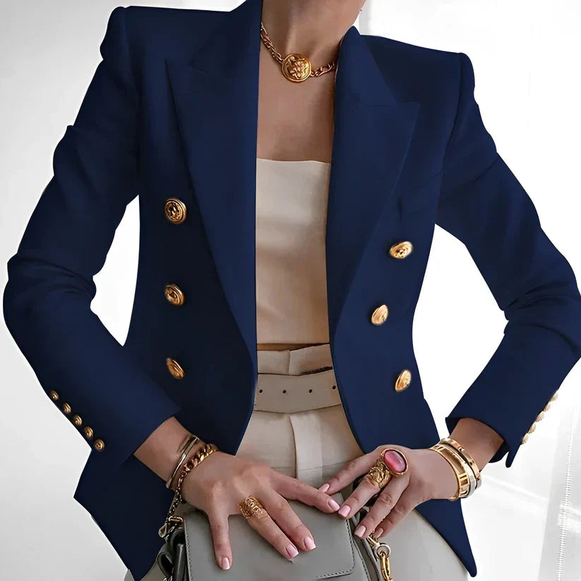 Raffaella | Tailored Blazer with Gold Buttons