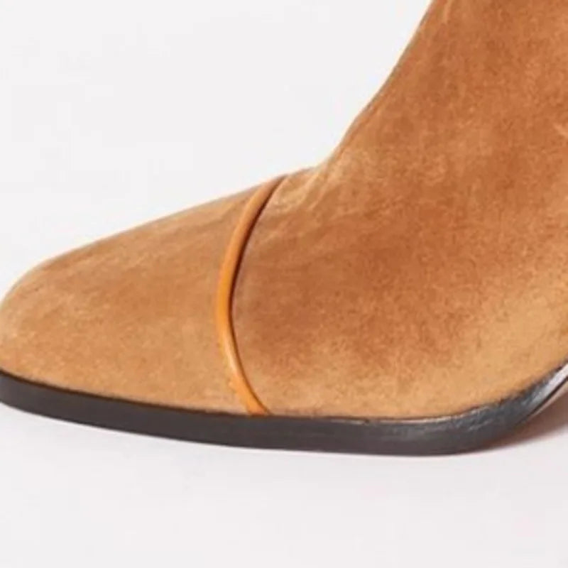 Scarlett™ | Square toe heeled boots