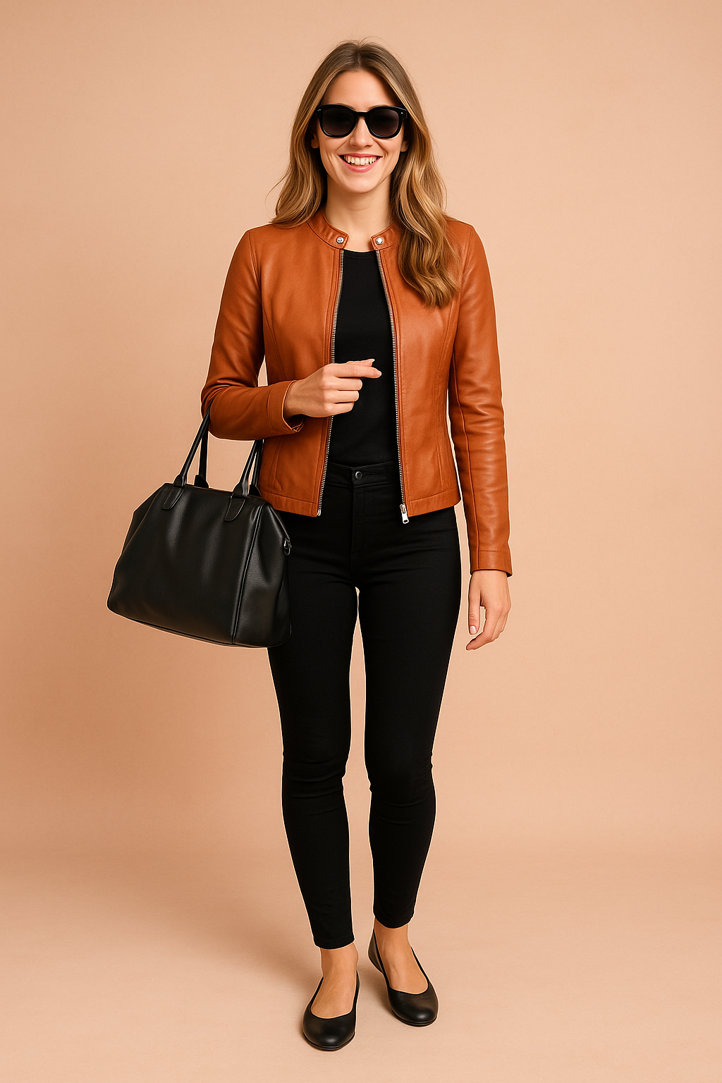 Sandra |  Classic jacket with  minimalist style
