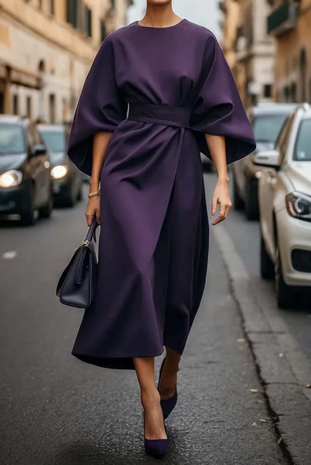 Wendy™ | Elegant Dress with Lantern Sleeves