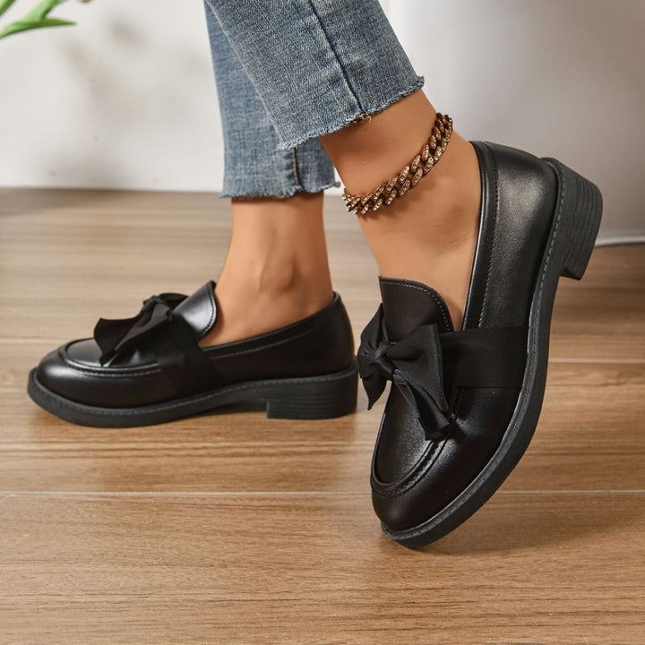 Maddy | Elegant Bow Loafers
