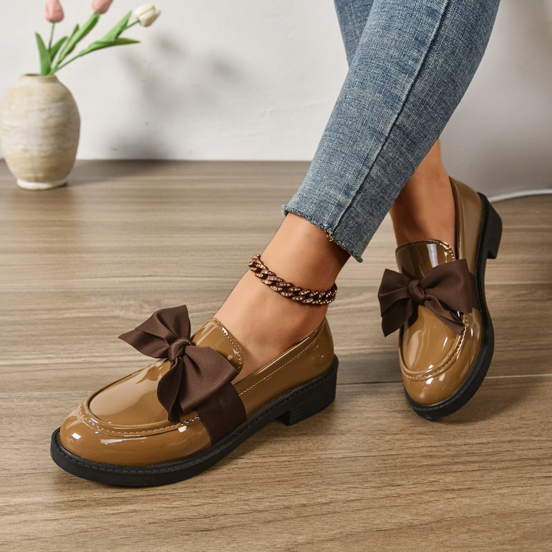 Maddy | Elegant Bow Loafers