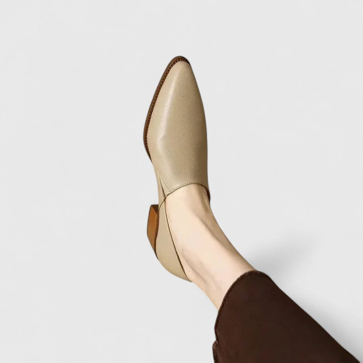 Claire | Women's Chelsea Boots – Low Heel Ankle Boots Classic Leather Style