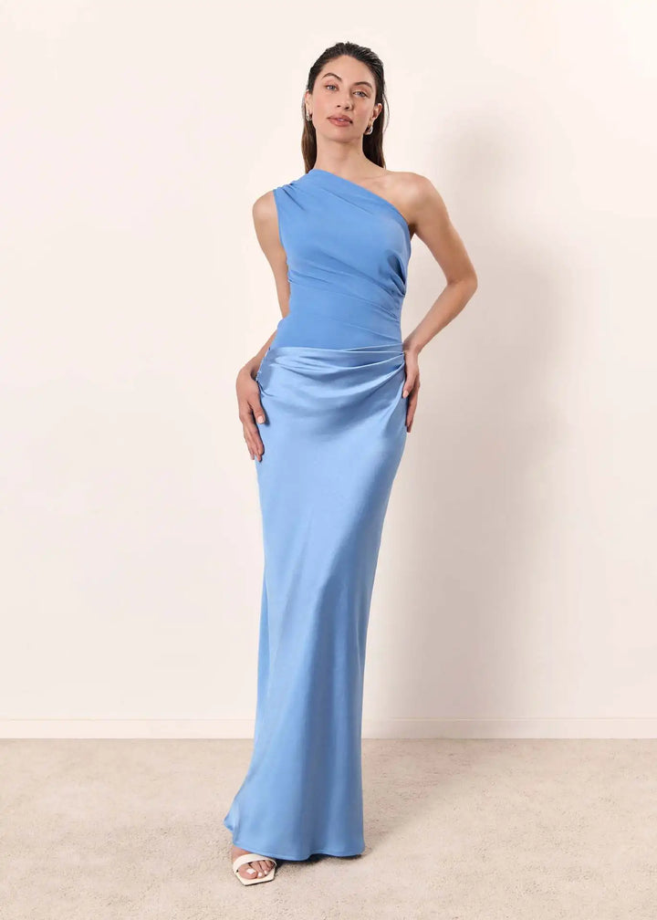 SOPHIA | ONE-SHOULDER MAXI DRESS