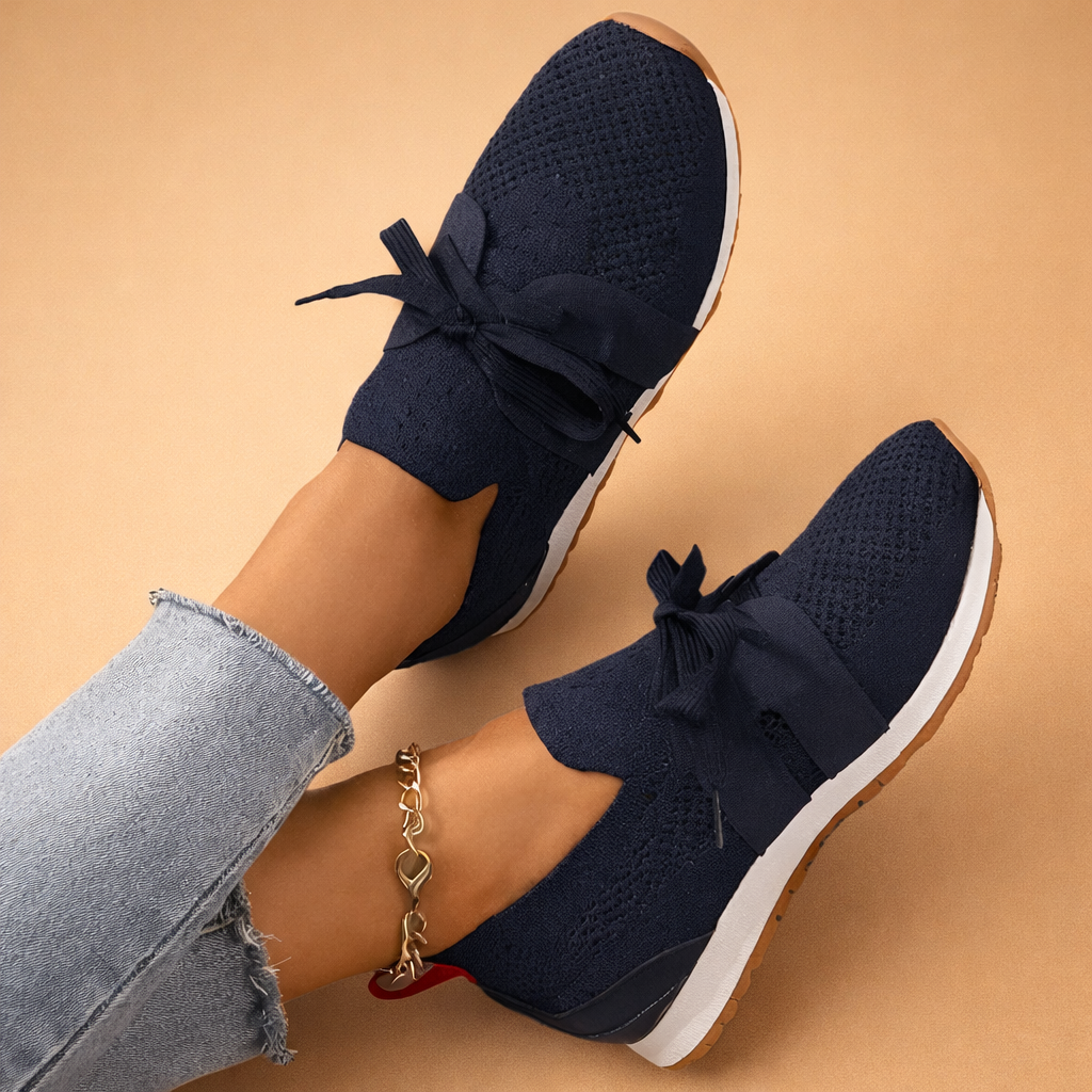 Ivana | Women’s Comfortable Slip-On Sneakers with Breathable Knit Design