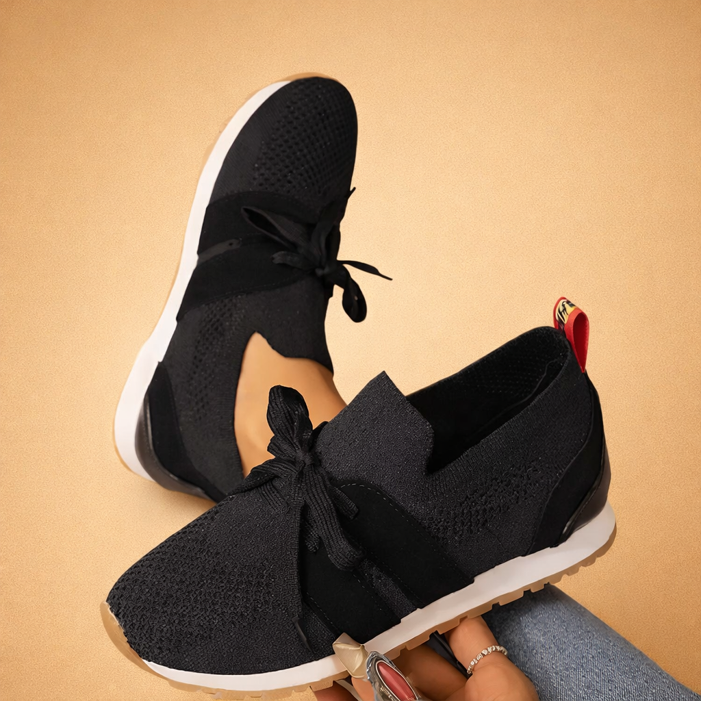 Ivana | Women’s Comfortable Slip-On Sneakers with Breathable Knit Design