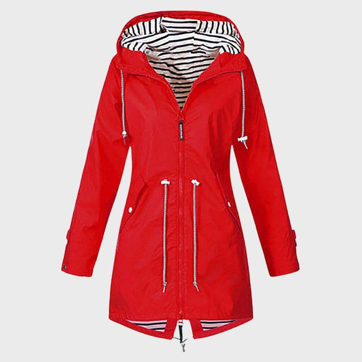 Kathy | Women's Longline Hooded Rain Jacket