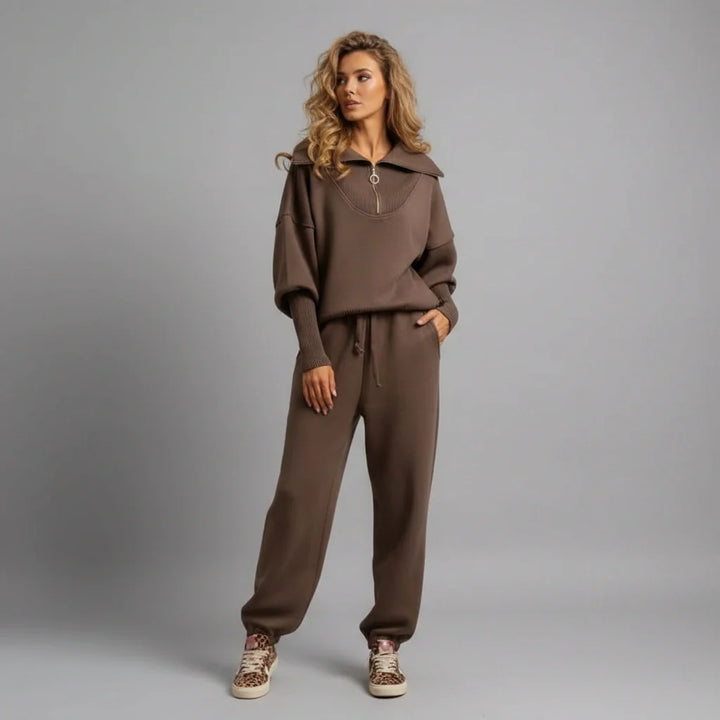 Alvara | Women's Two-Piece Set – Matching Lounge Set Top and Pants