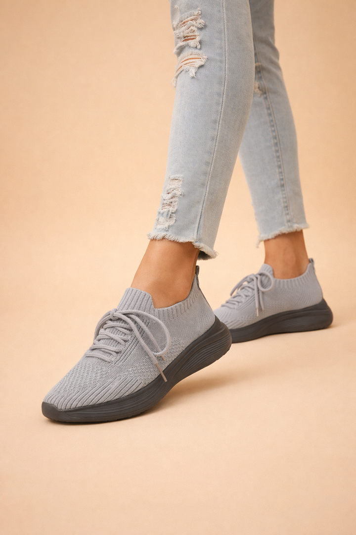 Lidia | Women’s Lightweight Casual Sneakers with Knit All-Day Comfort