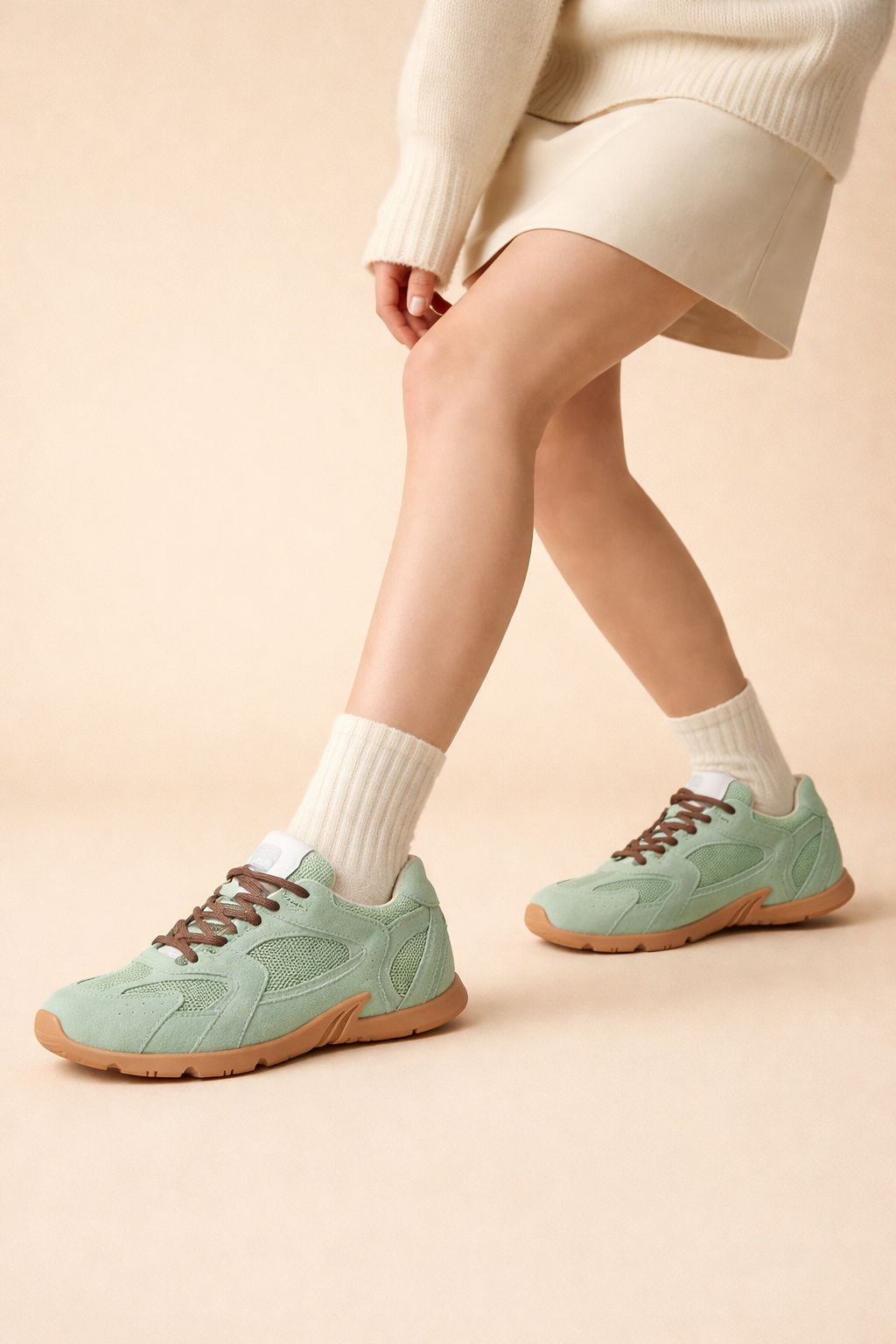 Natalia | Women’s Retro Lace-Up Sneakers with All-Day Comfort