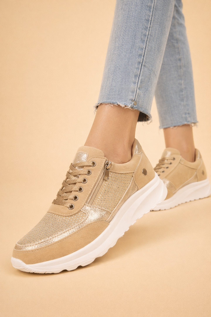 Joanna | Women’s Stylish Lace-Up Sneakers with Breathable All-Day Comfort